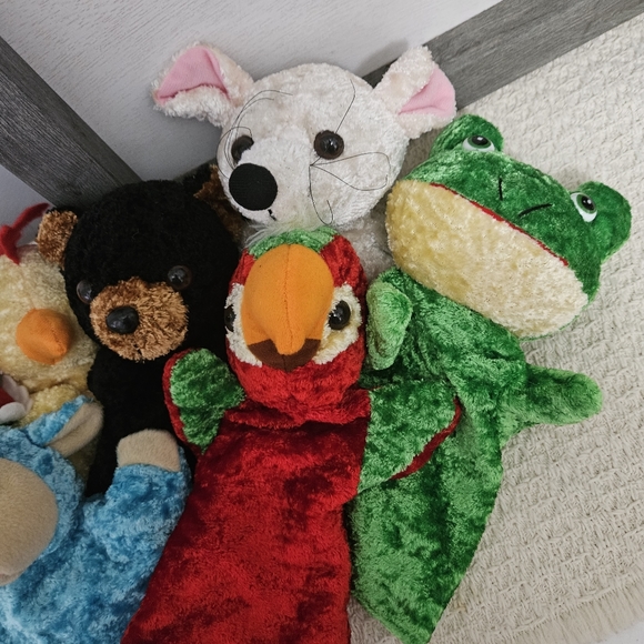 Set of 7 Hand Puppets - Picture 3 of 12